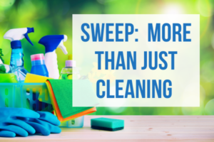 Cleaning Supplies Title: "Sweep: More Than Just Cleaning"